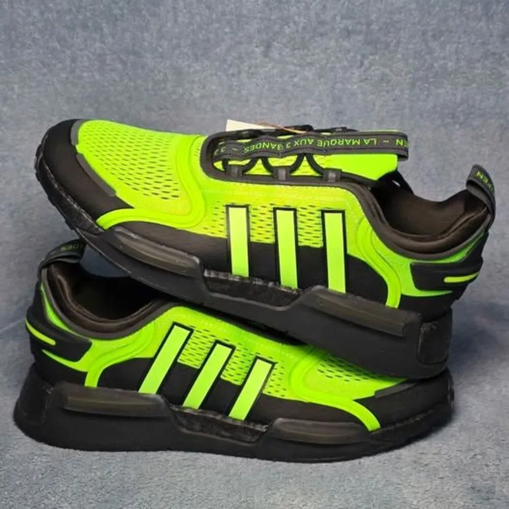 Adidas NMD_V3 Sneakers Men's US 10 or Womens 11 Black Lime Green